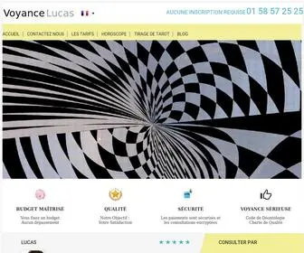 Voyancelucas.com(Voyance france) Screenshot