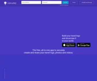 Voyapic.com(Create and Share Your Travel Logs) Screenshot