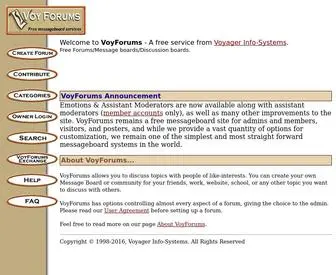 Voy.com(VoyForums) Screenshot