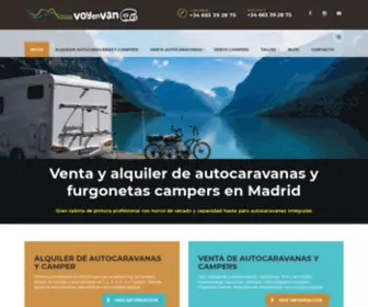 Voyenvan.com(ALQUILER de AUTOCARAVANAS y Furgonetas CAMPERS) Screenshot