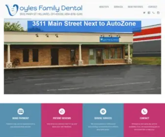 Voylesfamilydental.com(Dr. Voyles with Voyles Family Dental) Screenshot