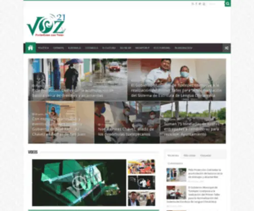Voz21.com(Voz 21) Screenshot