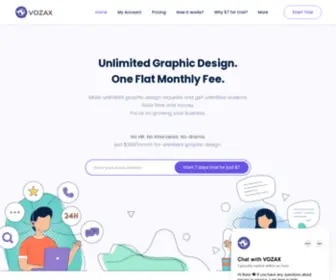 Vozax.com(#1 App and Web Development Company) Screenshot