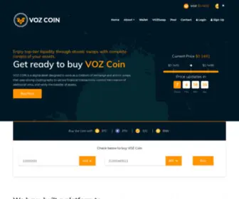 Vozcoin.io(Voz Coin) Screenshot