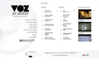 Vozdaamerica.com.br(A Voz da América) Screenshot