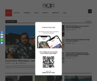 Vozdascomunidades.com.br(Voz das Comunidades) Screenshot