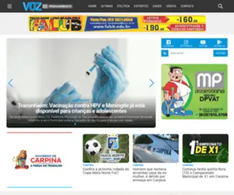 Vozdepernambuco.com(Vozdepernambuco) Screenshot