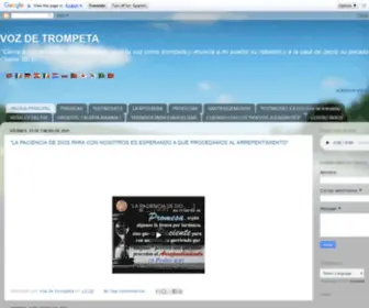 Vozdetrompeta.com(VOZ DE TROMPETA) Screenshot