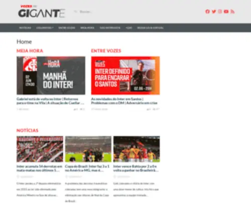 Vozesdogigante.com.br(Vozes do Gigante) Screenshot