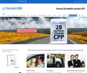 Vozniski-Izpit.com(VOZNIŠKI IZPIT in CPP) Screenshot