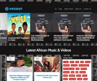 Vozout.com(African's Top Music & Video Download Platform) Screenshot