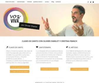 Vozviva.es(Escuela de canto Voz Viva) Screenshot