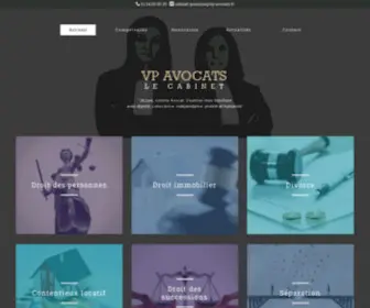 VP-Avocats.fr(Cabinet VP Avocats à Pontoise) Screenshot