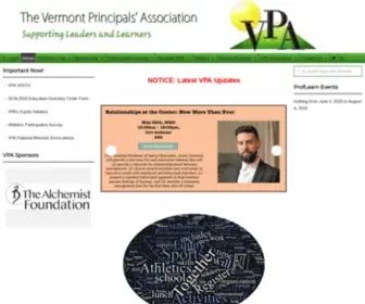 Vpaonline.org(Vermont Principals' Association) Screenshot