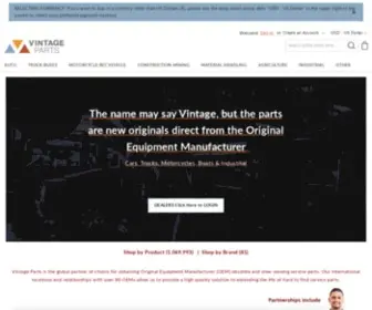 Vpartsinc.com(Vintage Parts is your partner of choice for obtaining Original Equipment Manufacturer (OEM Parts)) Screenshot