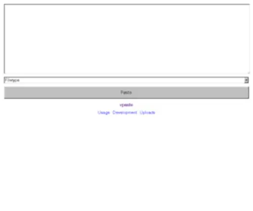Vpaste.net(Vim based pastebin) Screenshot