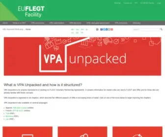 Vpaunpacked.org(FLEGT) Screenshot