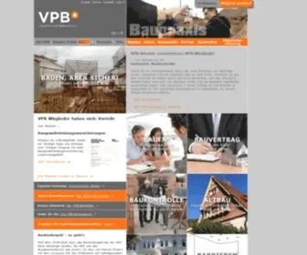 VPB.de(Verband privater bauherren e.v) Screenshot