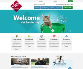 VPCL.on.ca(Veterinary Purchasing) Screenshot
