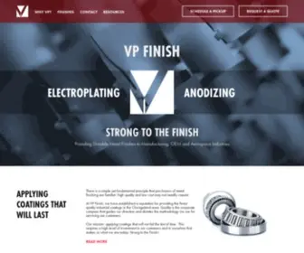 Vpfinish.com(VP Finish (Pariso Inc.)) Screenshot