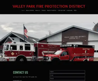 Vpfire.org(Valley Park Fire Protection District) Screenshot