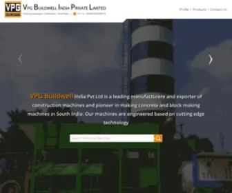 VPgbuildwell.com(VPG Buildwell India Private Limited) Screenshot