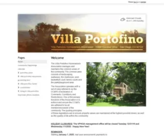 Vphoa.com(Villa Portofino HOA) Screenshot