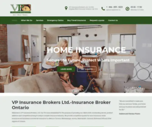 Vpinsurancebrokers.com(VP Insurance Brokers Ltd) Screenshot