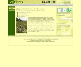 Vplants.org(VPlants Home) Screenshot