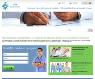 VPlhealthcare.ro(VPL Healthcare) Screenshot