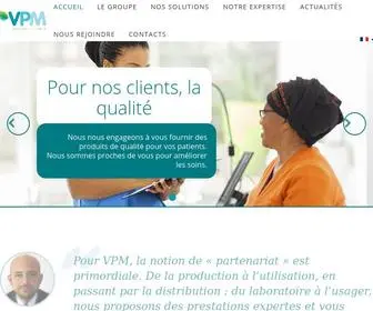 VPM-CS.com(Agence de promotion et de distribution pharmaceutique pour l'Afrique) Screenshot