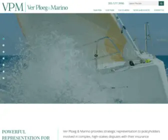 VPM-Legal.com(Ver Ploeg &amp; Marino) Screenshot