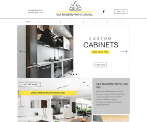 Vpmodernfurniture.com(V&P Modern Furniture) Screenshot