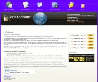 VPN-Account.com(VPN Account) Screenshot