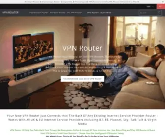 VPN-Router.co.uk(VPN Router Our UK Flashed VPN Routers Work With Nord VPN & Express VPN) Screenshot