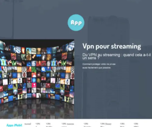 VPN-Streaming.com(VPN Streaming. Les meilleurs vpn pour vos vidéos) Screenshot