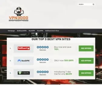 VPN3000.com(Add more credibility to your site) Screenshot