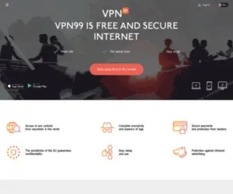 VPN99.net(Download VPN99 today and you'll get reliable coverage for the affordable price of $0.99 a month VPN99) Screenshot