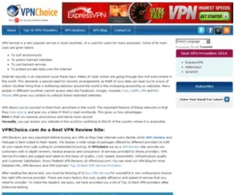 VPNchoice.com(Vpn reviews) Screenshot