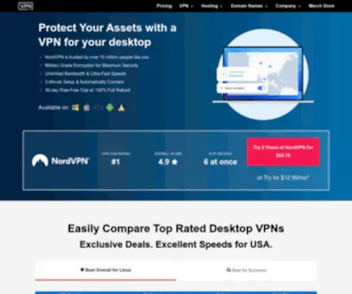 VPN.com(10 Best VPN Providers For AprilCompared)) Screenshot