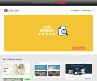 VPNcritic.com(VPN Critic) Screenshot