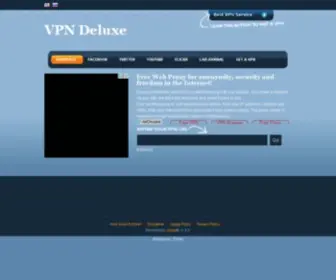 VPNdeluxe.com(VPN Deluxe) Screenshot