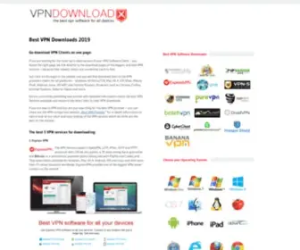 VPNdownload.net(VPN Download /) Screenshot