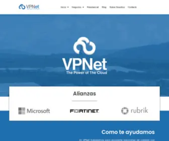 VPNet.net(Seguridad, Internet y Cloud para Negocios en Puerto Rico) Screenshot