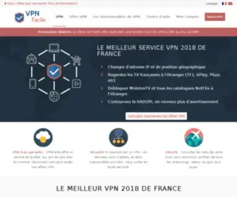 VPNfacile.net(VPNFacile le meilleur service VPN 2020 de France) Screenshot