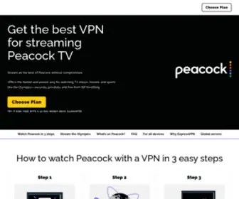 VPNforpeacock.com(VPNforpeacock) Screenshot