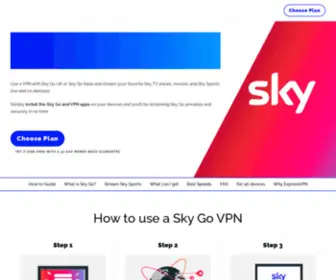 VPNforskygo.com(VPN for SkyGo) Screenshot