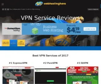 VPNhero.com(VPN Reviews) Screenshot