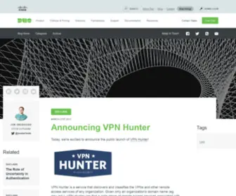 VPNhunter.com(VPNhunter) Screenshot