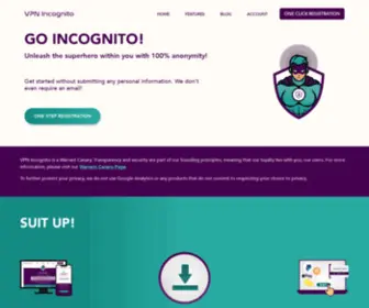 VPNincognito.com(VPN Incognito) Screenshot